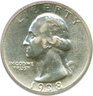 image for: 1938 25c PCGS Proof 65