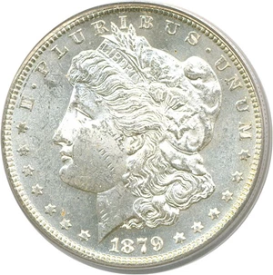 image for: 1879-S $1 Rev.'78 PCGS MS62