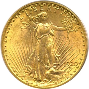 image for: 1920 $20 PCGS MS64