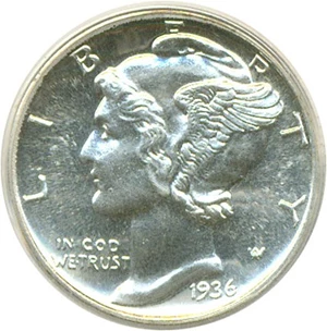 image for: 1936 10c PCGS/CAC Proof 66