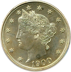 image for: 1900 5c PCGS Proof 65