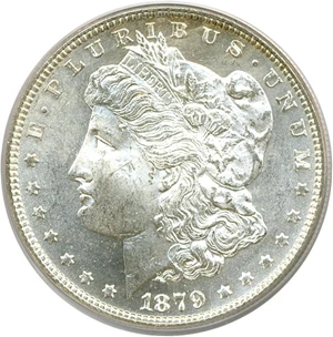 image for: 1879-S $1 Rev.'78 PCGS MS63