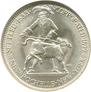 image for: 1938 50c New Rochel NGC MS65