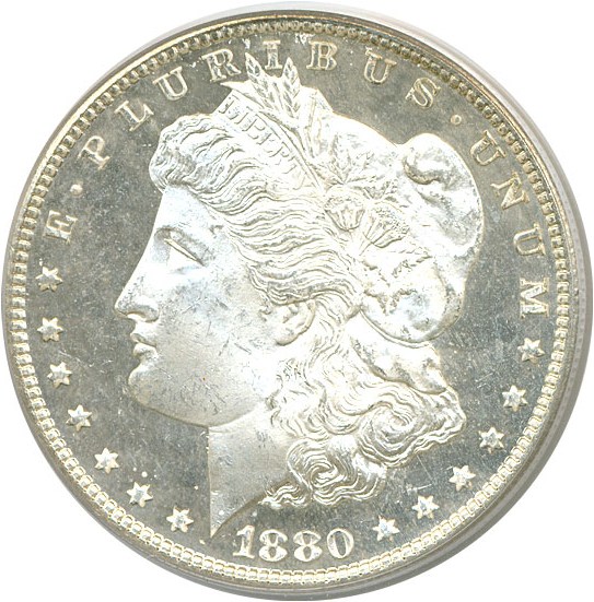 image for: 1880-S $1  PCGS MS65 DMPL
