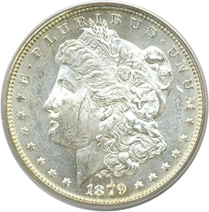 image for: 1879-S $1 Rev.'78 PCGS MS62