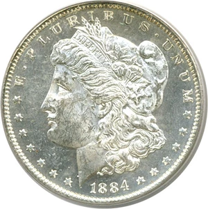 image for: 1884-O $1 PCGS MS62 DMPL