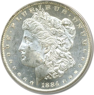 image for: 1884-O $1 PCGS MS63 DMPL