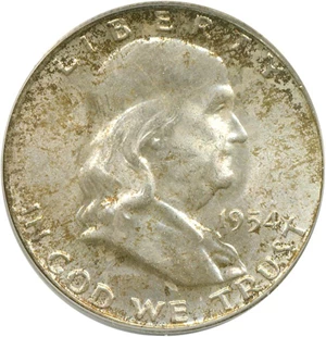 image for: 1954-D 50c PCGS MS65 FBL