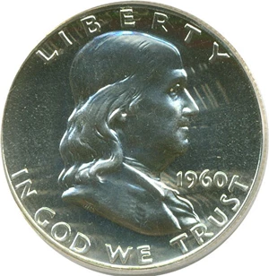 image for: 1960 50c PCGS Proof 68