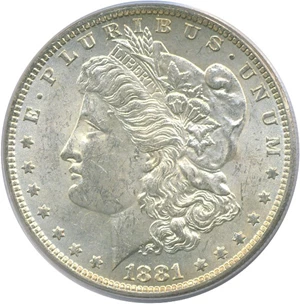image for: 1881-O $1 PCGS MS62