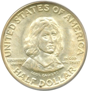 image for: 1934 50c Maryland PCGS MS65