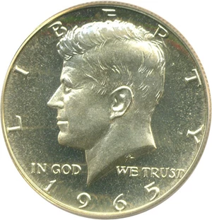 image for: 1965 50c SMS PCGS MS66 Cameo