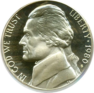 image for: 1980-S 5c PCGS Proof 69 DCameo