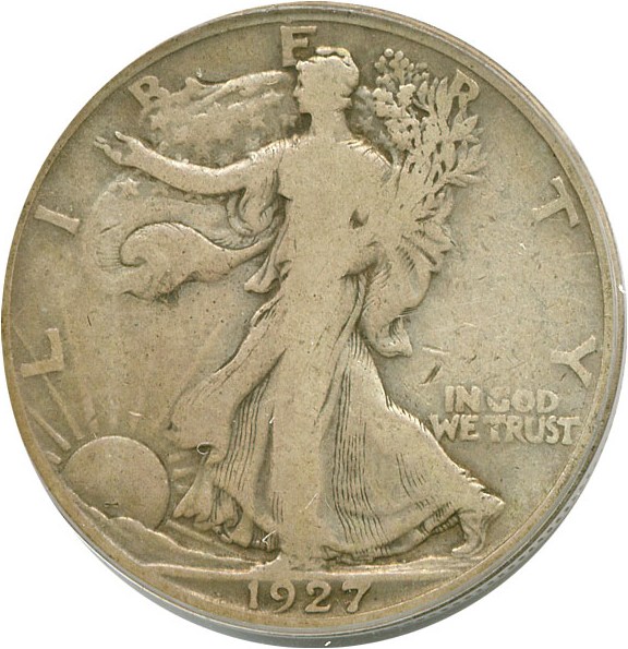 image for: 1927-S 50c  PCGS VG10 