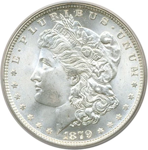 image for: 1879 $1 PCGS MS66