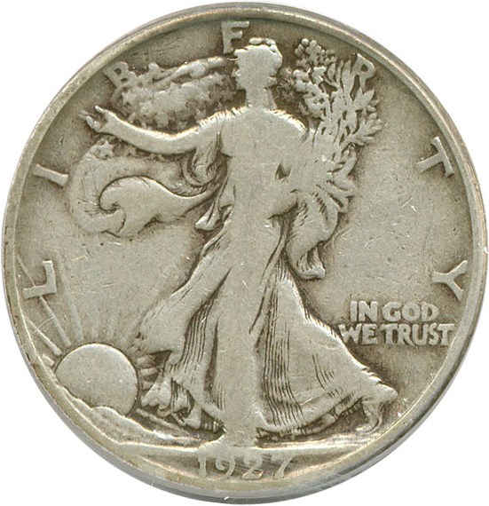 image for: 1927-S 50c  PCGS VG-8 