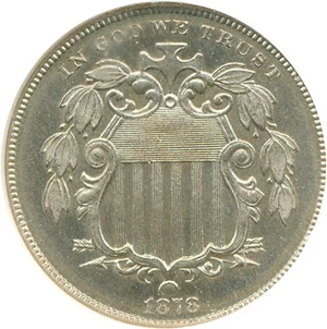 image for: 1878 5c NGC Proof 66
