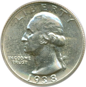 image for: 1938 25c PCGS Proof 65