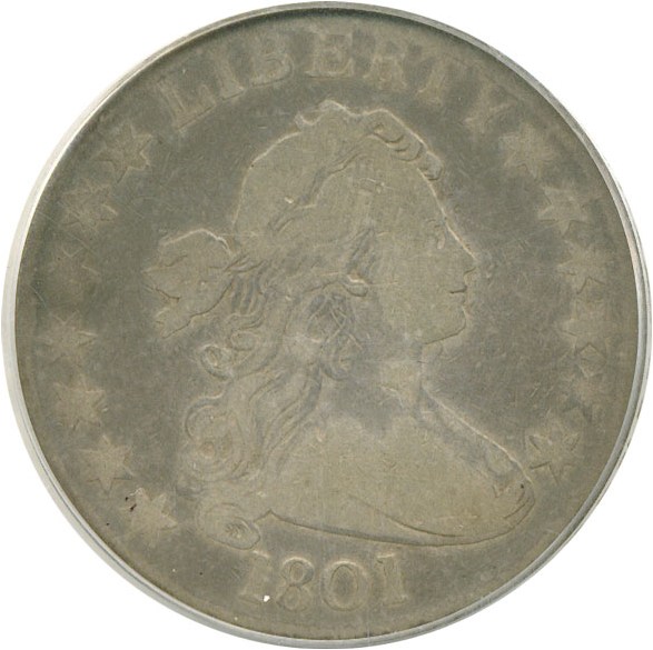 image for: 1801 50c  PCGS VG10 