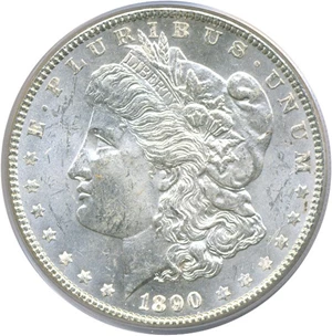image for: 1890 $1 PCGS MS62