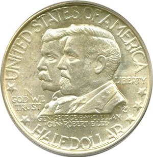 image for: 1937 50c Antietam PCGS MS66