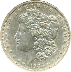 image for: 1903-S $1 NGC AU53