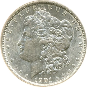 image for: 1901 $1 NGC AU58