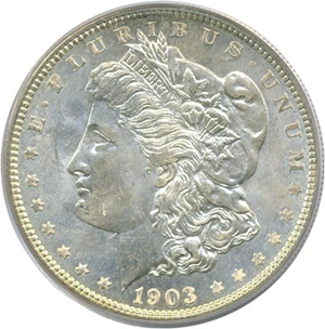 image for: 1903-O $1 PCGS MS65