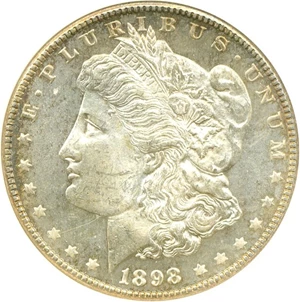 image for: 1898-O $1 ANACS MS64 DMPL