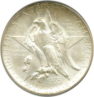image for: 1935-D 50c Texas PCGS MS67