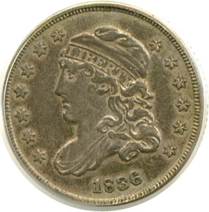 image for: 1836 H10c Large 5C PCGS VF35