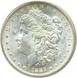 image for: 1887-O $1 PCGS MS64