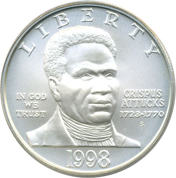 image for: 1998-S $1 C.Attucks PCGS MS69