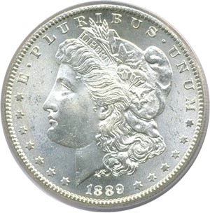 image for: 1889-S $1 PCGS MS65