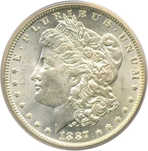 image for: 1887-O $1 PCGS MS64