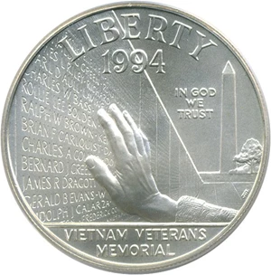 image for: 1994-W $1 Vietnam PCGS MS69