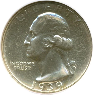 image for: 1939 25c NGC Proof 66