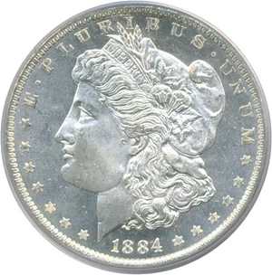 image for: 1884-O $1 PCGS MS64 DMPL