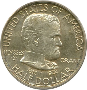 image for: 1922 50c Grant PCGS MS64