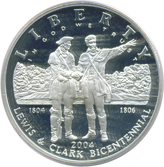 image for: 2004-P $1 Lewis & Clark PCGS Proof 70 DCameo