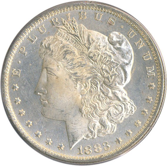 image for: 1883-O $1  PCGS MS65 PL