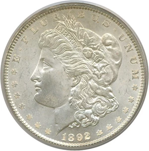 image for: 1892 $1 PCGS MS63