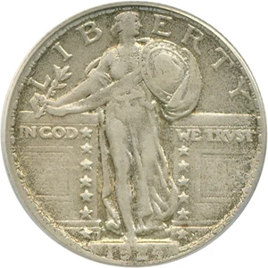image for: 1924-D 25c PCGS VF35