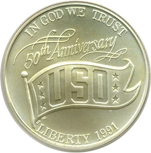 image for: 1991-D $1 USO PCGS MS69