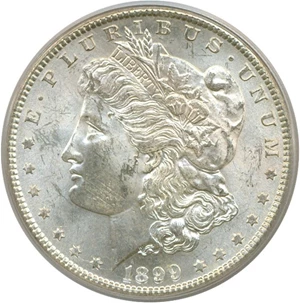 image for: 1899-S $1 PCGS MS64