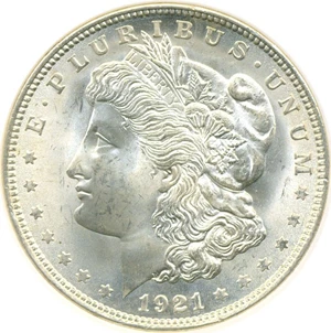 image for: 1921 $1 Morgan NGC MS66