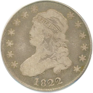 image for: 1822 25c PCGS VG-8