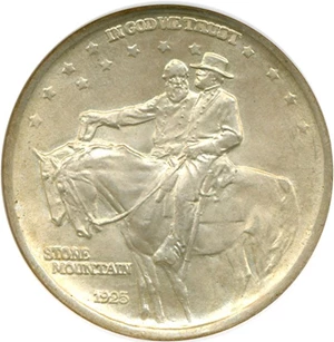 image for: 1925 50c Stone Mountain NGC MS65
