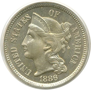 image for: 1886 3cN PCGS Proof 65