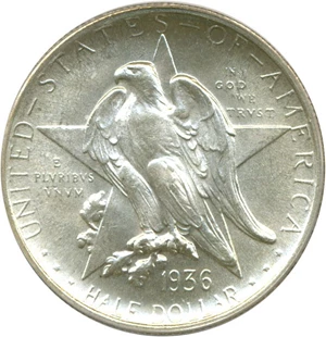 image for: 1936 50c Texas PCGS MS64